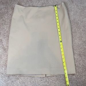 Talbots Petite tan pencil skirt, size 12